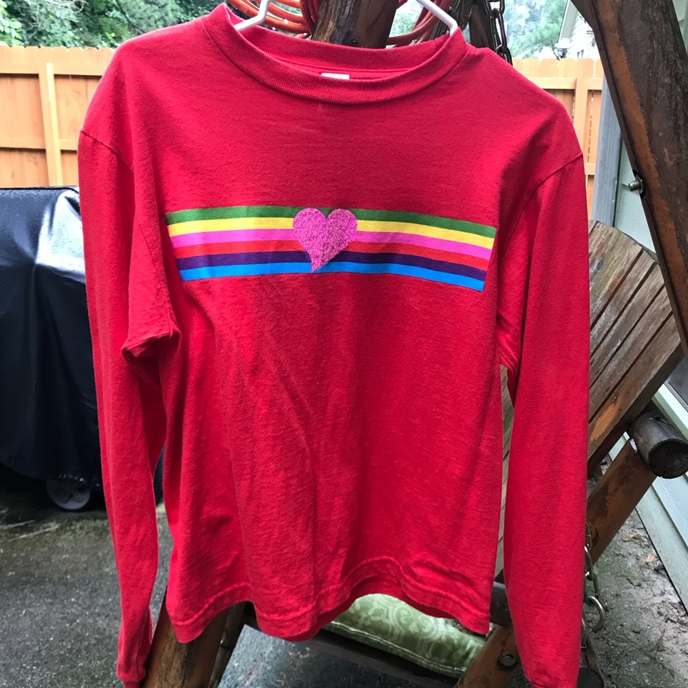 PRIDE RAINBOW RED VINTAGE SHIRT
